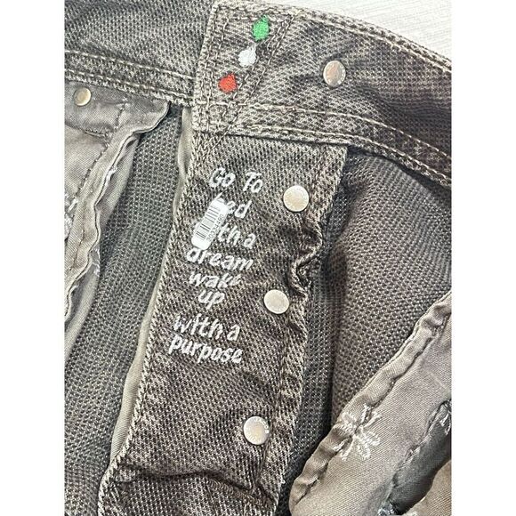 Jacob Cohen Style 688 Denim Jeans Brown Gray Mens Tag Size 33” Actual 32x28 - Picture 6 of 14